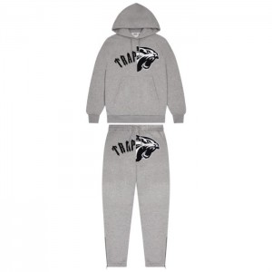 Férfi Trapstar Arch Shooters Hoodie Melegítő Szürke | Hungary NZ00-359