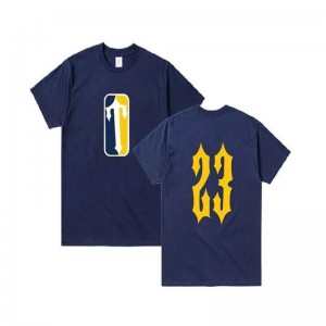 Férfi Trapstar Central Tee 23 Póló NavyBlue | Hungary QP16-474
