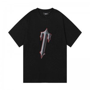 Férfi Trapstar Central Tee And Irongate Póló Fekete | Hungary OC63-852