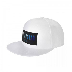 Férfi Trapstar Chenille Baseball Cap Kalap Fehér | Hungary MU18-791