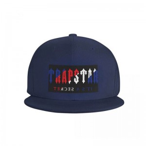 Férfi Trapstar Chenille Baseball Cap Kalap Kék | Hungary XK38-560