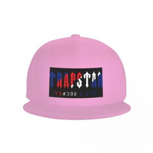 Férfi Trapstar Chenille Baseball Cap Kalap Rózsaszín | Hungary HS99-963