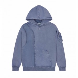 Férfi Trapstar Construct Hoodie Melegítő Kék | Hungary EU42-173