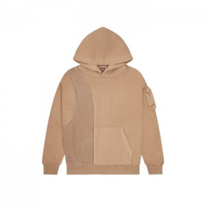 Férfi Trapstar Construct Hyperdrive Hoodie Melegítő Kávé | Hungary MG82-421