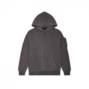 Férfi Trapstar Construct Hyperdrive Hoodie Melegítő Fekete | Hungary AB01-309