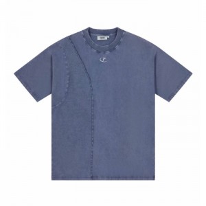 Férfi Trapstar Constructed Hyperdrive Tee Póló Kék | Hungary OQ03-904