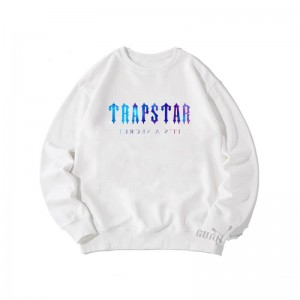 Férfi Trapstar Crewneck It's a Secret Pulóverek Fehér | Hungary PC48-215