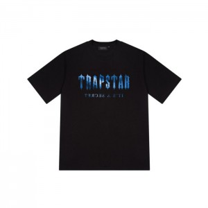 Férfi Trapstar Decoded Tee Póló Fekete | Hungary PO55-320