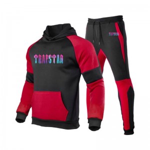 Férfi Trapstar Fleece Causal Sport Melegítő Piros | Hungary HY50-307
