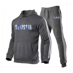 Férfi Trapstar Fleece Causal Sport Melegítő Szürke | Hungary JP69-641