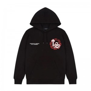 Férfi Trapstar Fleece Chain Script Pulcsi Fekete | Hungary XE48-661