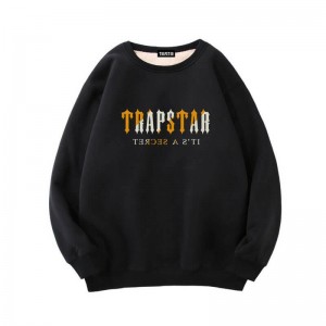 Férfi Trapstar Fleece It's a Secret Pulóverek Fekete | Hungary RS86-697
