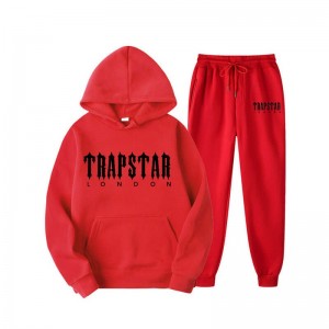 Férfi Trapstar Fleece London Melegítő Piros | Hungary OP27-898
