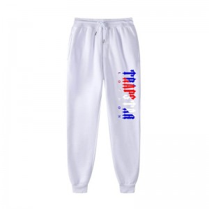 Férfi Trapstar Fleece London Shining Nadrág Fehér | Hungary SU54-891