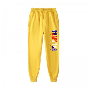 Férfi Trapstar Fleece London Shining Nadrág Sárga | Hungary TT37-596