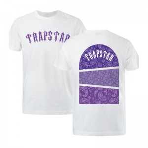 Férfi Trapstar Football Top Póló Fehér | Hungary CM38-304