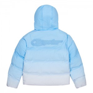Férfi Trapstar Hyperdrive Technical Puffer Felsőruházat Kék | Hungary MA02-955