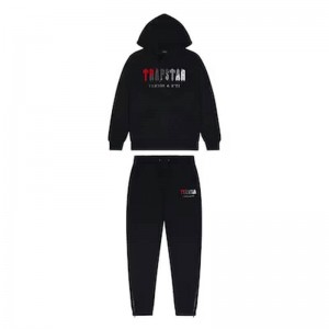 Férfi Trapstar Irongate Decoded Hoodie Melegítő Fekete | Hungary EM85-436