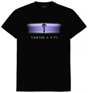 Férfi Trapstar Irongate T Fade Póló Fekete | Hungary NW89-251