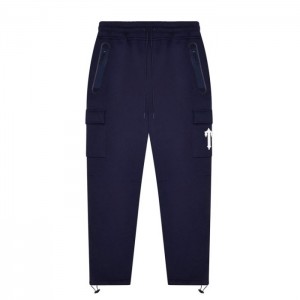 Férfi Trapstar Irongate T Trap Fleece Bottoms Nadrág Sötétkék | Hungary PH41-000