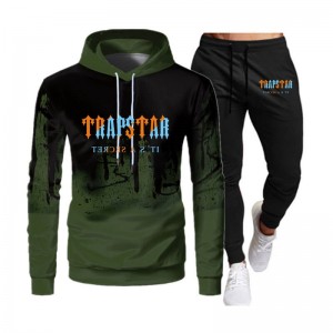 Férfi Trapstar It's a Secret Printed Logo Melegítő Khaki | Hungary PD96-125