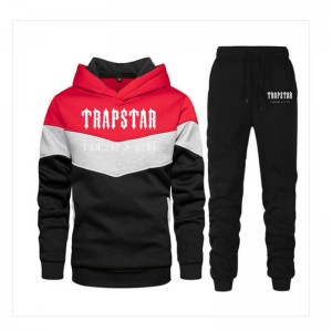 Férfi Trapstar Jogging Suit Logo Melegítő Fekete | Hungary AS75-917