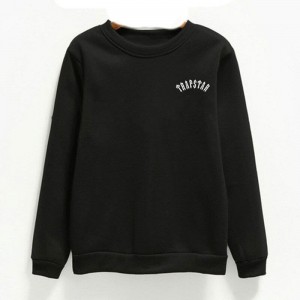 Férfi Trapstar Logo Pulóverek Fekete | Hungary EI32-629