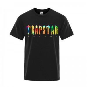 Férfi Trapstar London Lemon Póló Fekete | Hungary MJ73-998