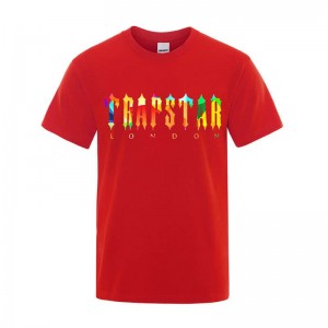 Férfi Trapstar London Lemon Póló Piros | Hungary OI03-131