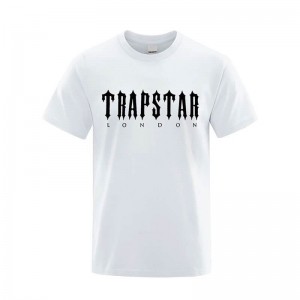Férfi Trapstar London Letter Printed Póló Fehér | Hungary SU61-932