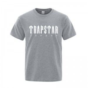 Férfi Trapstar London Letter Printed Póló Szürke | Hungary CO21-711