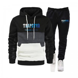 Férfi Trapstar Merch It's a Secret Printed Logo Melegítő Fekete | Hungary YU34-930