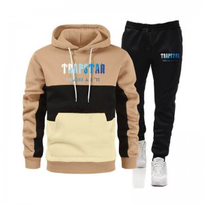 Férfi Trapstar Merch It's a Secret Printed Logo Melegítő Khaki | Hungary BS11-889