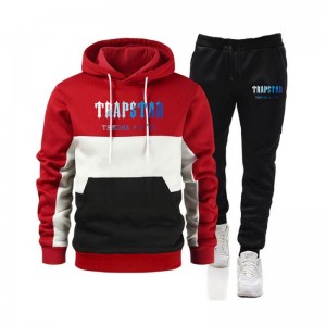 Férfi Trapstar Merch It's a Secret Printed Logo Melegítő Piros | Hungary GV72-188