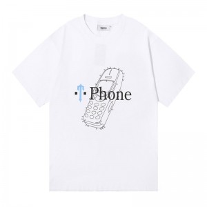 Férfi Trapstar Paint Splatter Phone Póló Fehér | Hungary AO66-302