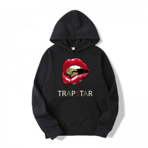 Férfi Trapstar Red Lips Pulcsi Piros | Hungary PZ69-932