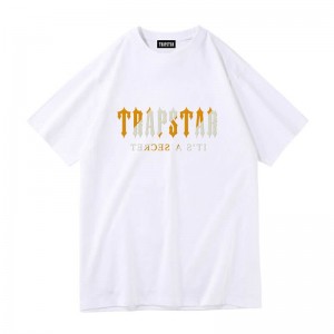 Férfi Trapstar Shinning Galaxy its a Secret Póló Fehér | Hungary MJ00-076