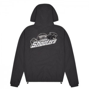 Férfi Trapstar Shooters Windbreaker Felsőruházat Fekete | Hungary DT98-299
