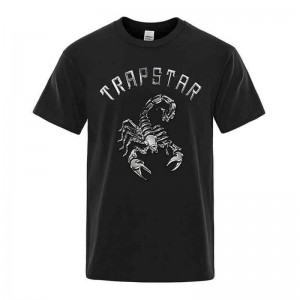 Férfi Trapstar Spider Printed Grafika Tee Póló Fekete | Hungary TO98-904