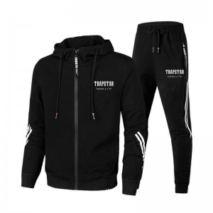 Férfi Trapstar Sportswear Melegítő Fekete | Hungary DW24-217