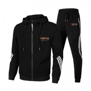Férfi Trapstar Sportswear Melegítő Fekete | Hungary BJ96-705