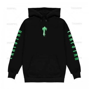 Férfi Trapstar T-For Local Trap Star Pulcsi Fekete | Hungary LG75-734