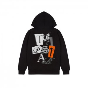 Férfi Trapstar TS Script 3D Edition Pulcsi Fekete | Hungary NZ70-775