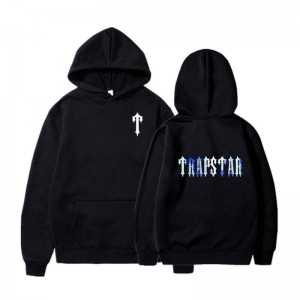 Férfi Trapstar T Pattern Pulcsi Fekete | Hungary LV33-857