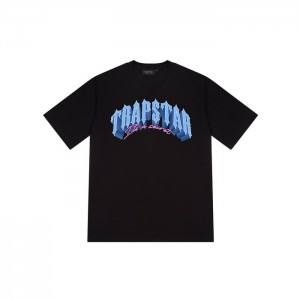 Férfi Trapstar Trap City Tee Póló Fekete | Hungary QK54-732