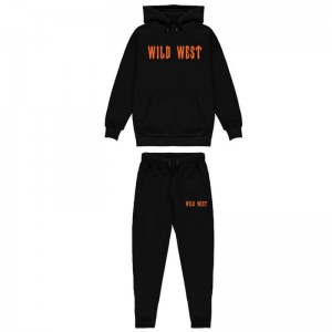 Férfi Trapstar Wild West Melegítő Fekete | Hungary FD27-202