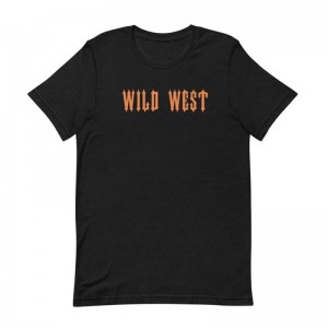 Férfi Trapstar Wild West Póló Fekete | Hungary OE81-491