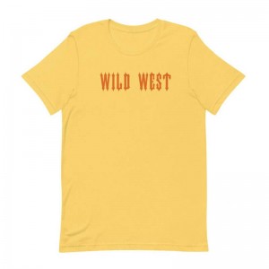 Férfi Trapstar Wild West Póló Sárga | Hungary VG58-379