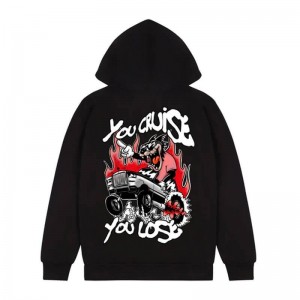 Férfi Trapstar You Cruise You Lose Paint Splatter Pulcsi Fekete | Hungary FH24-843