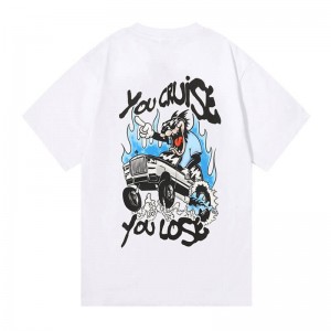 Férfi Trapstar You Cruise You Lose Tee Póló Fehér | Hungary BL99-100